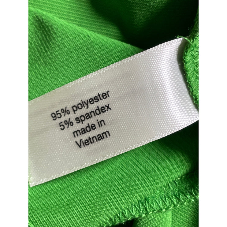 Lane Bryant Women's Green Long Sleeve V Neck Casual Shirt Blouse Top Size 22/24