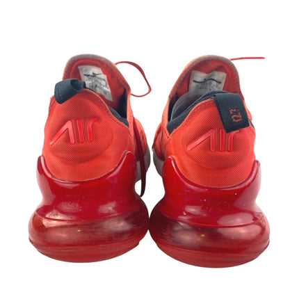 Nike Air Max 270 Habanero Men's Red Lace Up Low Top Athletic Sneakers Shoes 12
