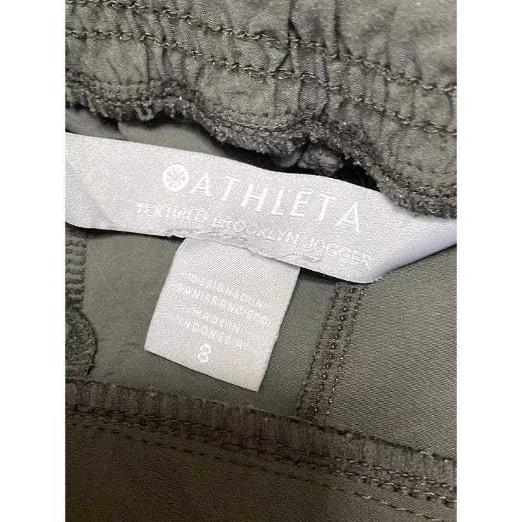 Athleta Women's Green High Rise Yoga Athletic Activewear Trousers Jogger Pants 8