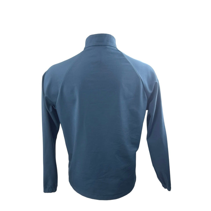 Adidas Men's Blue Long Sleeve Full Zip Stand Collar Track Coat Jacket Size M