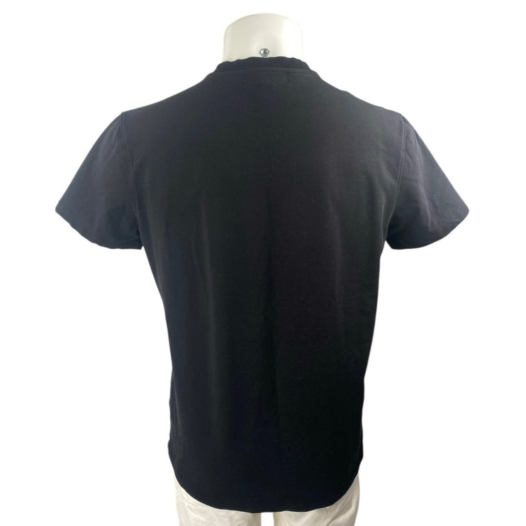 Voice of Insiders Black Cotton Crewneck Short Sleeve Graphic Tee T-shirt Top M