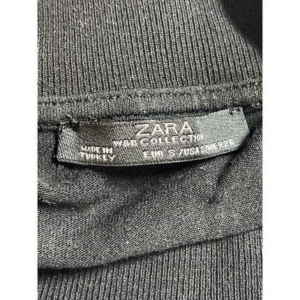 Zara Women's Multicolor Abstract Print Sleeveless Mock Neck Tank Blouse Top Sz S