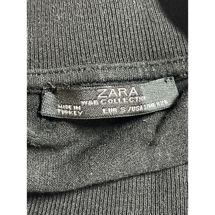 Zara Women's Multicolor Abstract Print Sleeveless Mock Neck Tank Blouse Top Sz S