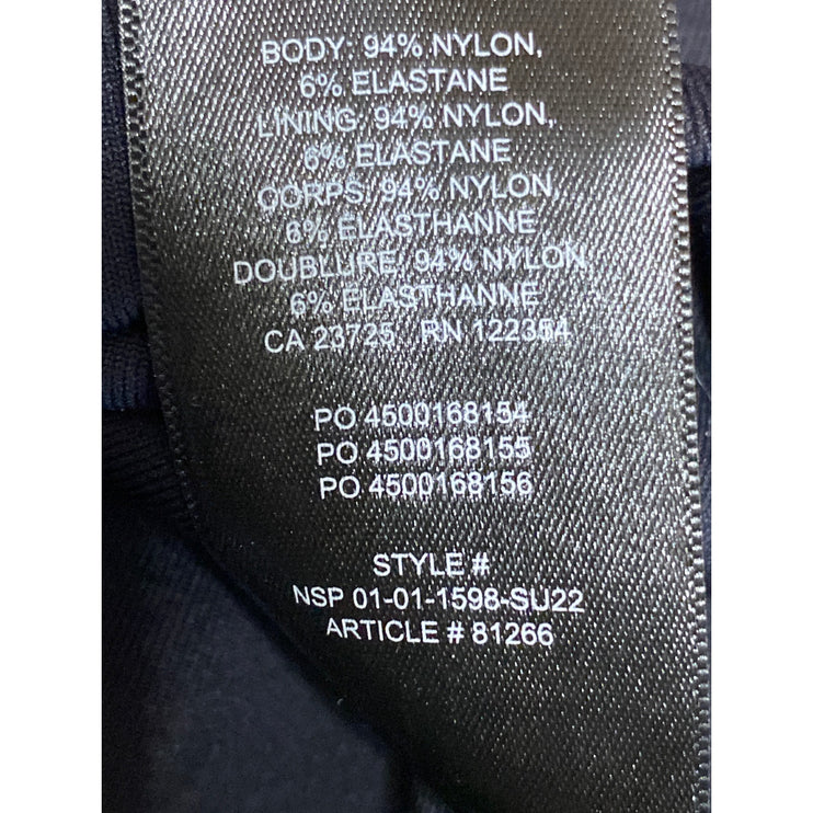 Aritzia Babaton Women's Black Crew Neck Sleeveless Slim Fit Crop Tank Top Sz XS