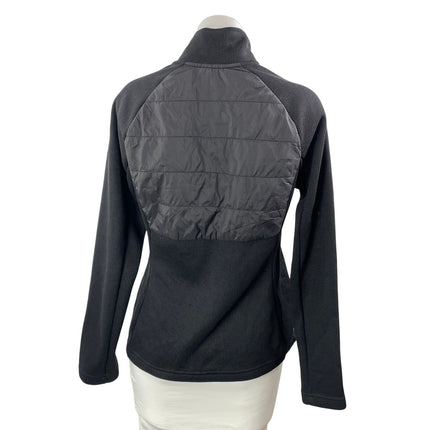 Spyder Hybrid Women's Black Quilted High Neck Long Sleeve Full Zip Jacket Size M