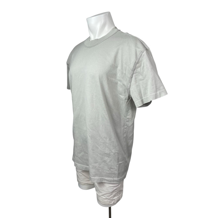 Allsaints Men's Gray Crew Neck Short Sleeve Basic Plain Tee Casual T-Shirt Top S