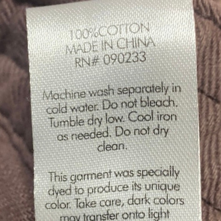 Pacsun Women's Brown Straight Wide Leg Elastic Waist Cargo Trousers Pants Size L