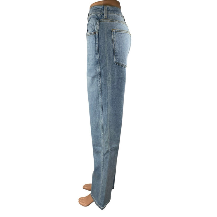 NEW Boyish The Dempsey Blue Laporta Wash High Rise Straight Denim Jeans Size 31