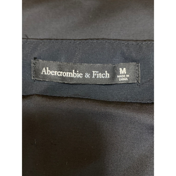 Abercrombie & Fitch Black Sleeveless Square Neck Cami Tank Blouse Crop Top Sz M