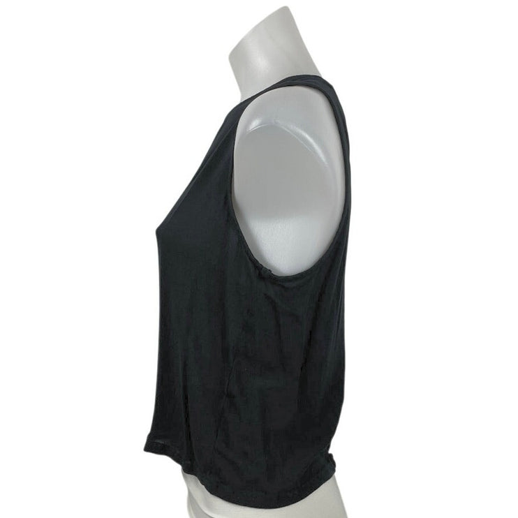 Banana Republic Women's Black Sleeveless Yoga Workout Athletic Tank Top Size M
