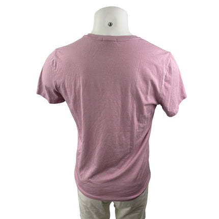 Marine Layer Men's Pink Crewneck Short Sleeve Casual Basic Tee T-shirt Top Sz M