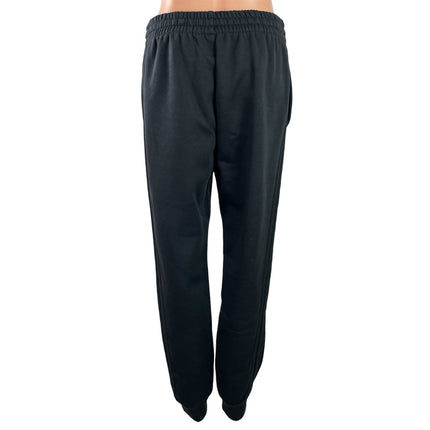 Adidas Premium Essentials Womens Black Elastic Waist Trouser Jogger Pants Size M