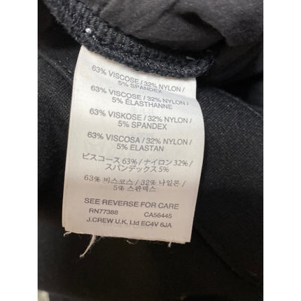 J.Crew Gray Women's Gray Zip Pockets Ponte Knit Mid Rise Skinny Trousers Pants 0