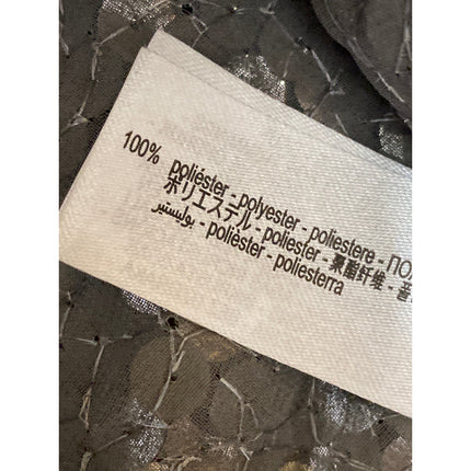 Zara Women's Black Sequin Embellished Sleeveless Scoop Neck Crop Tank Top Size M