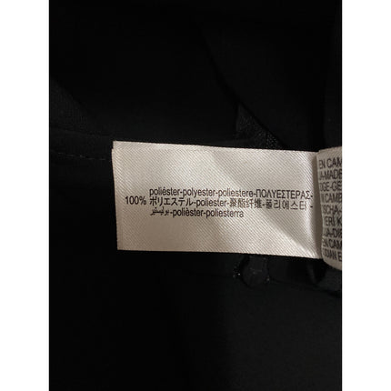 Zara Womens Black High Waisted Pull On Career Straight Pencil Midi Skirt Size XL