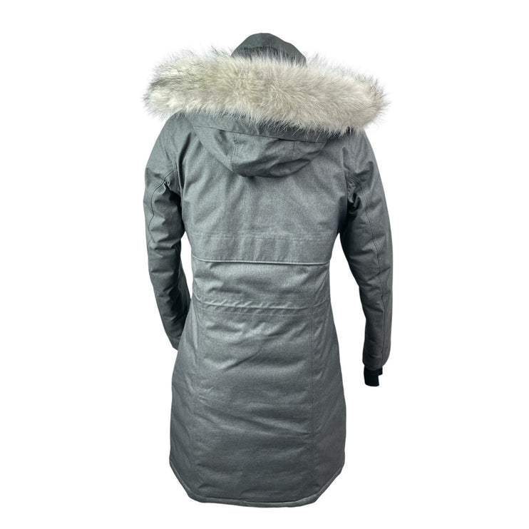 Columbia Apres Arson II Winter Long Down Faux Fur Hooded Parka Coat Jacket Sz S