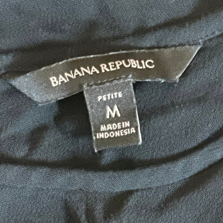 Banana Republic Women's Black Sleeveless Yoga Workout Athletic Tank Top Size M