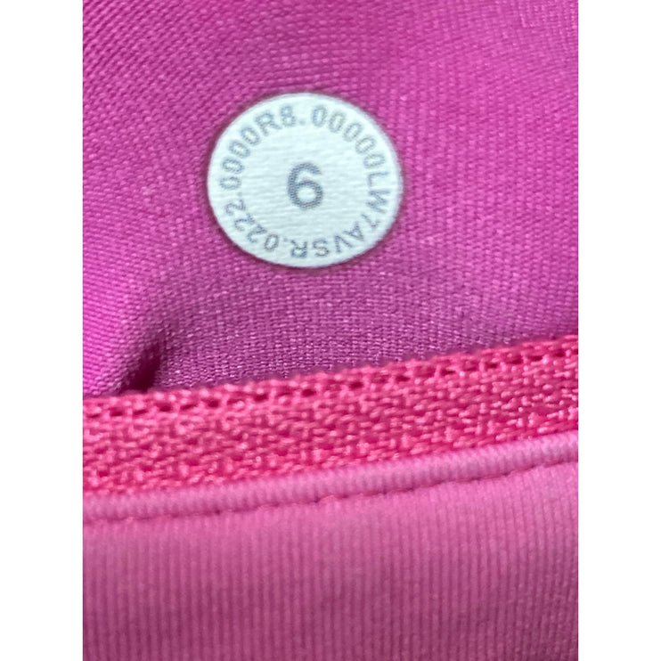 Lululemon Speed Up Women's Pink High Waist Yoga Athletic Running Shorts Size 6