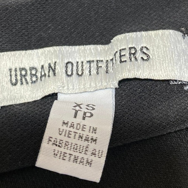 Urban Outfitters Black Sleeveless Strapless Asymmetric Bandeau Tube Tank Top XS