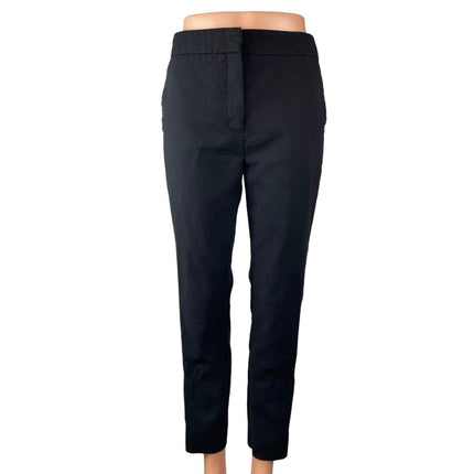 Zara Womens Black High Rise Slim Fit Office Tapered Trousers Dress Pants Size M