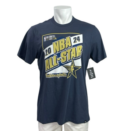 NEW 47 Brand NBA Indianapolis Franklin Graphic Short Sleeve Tee T-Shirt Top Sz L