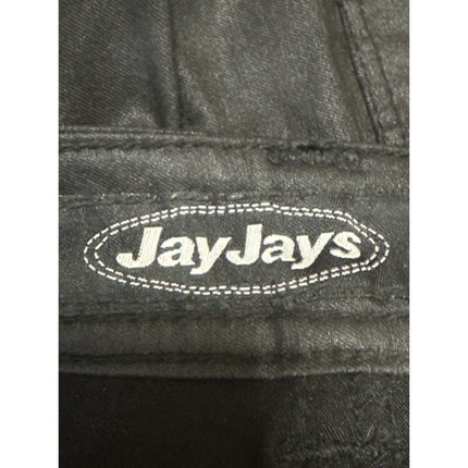 JayJays Women's Black Mid Rise Stretch Casual Slim Skinny Trousers Pants Size 8