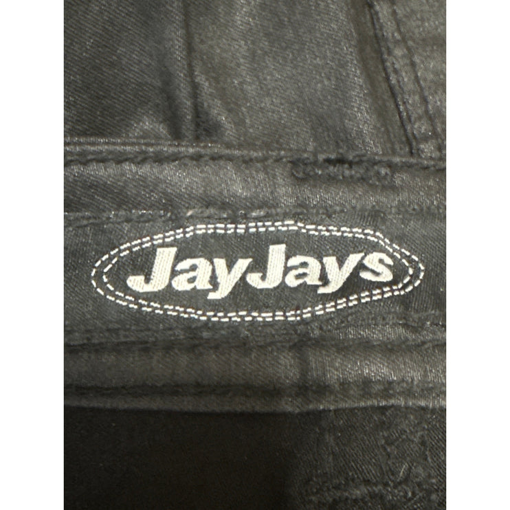 JayJays Women's Black Mid Rise Stretch Casual Slim Skinny Trousers Pants Size 8