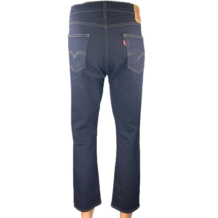 Levi's 511 Men's Blue Dark Wash Stretch Slim Straight Denim Jeans Size 34x30