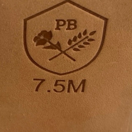 Poppy Barley Womens Brown Tan leather Open Toe Block Heels Slingback Sandals 7.5