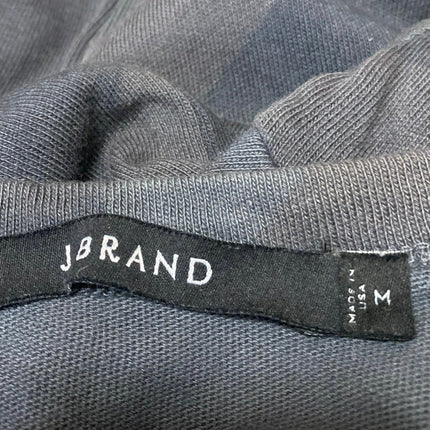 J Brand Men's Gray Black Geometric Print Crewneck Short Sleeve Tee T-shirt Top M