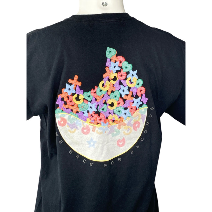 Tinder Mate Men's Black Crewneck Short Sleeve Graphic Print Tee T-shirt Top Sz L