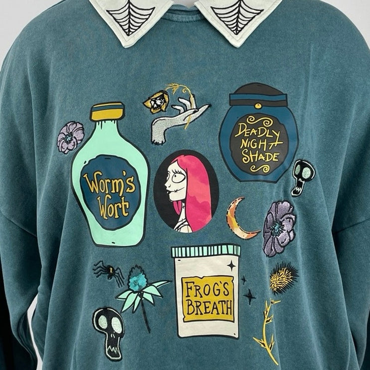 NEW Disney X Her Universe The Nightmare Before Christmas Sally Sweatshirt Top 1X