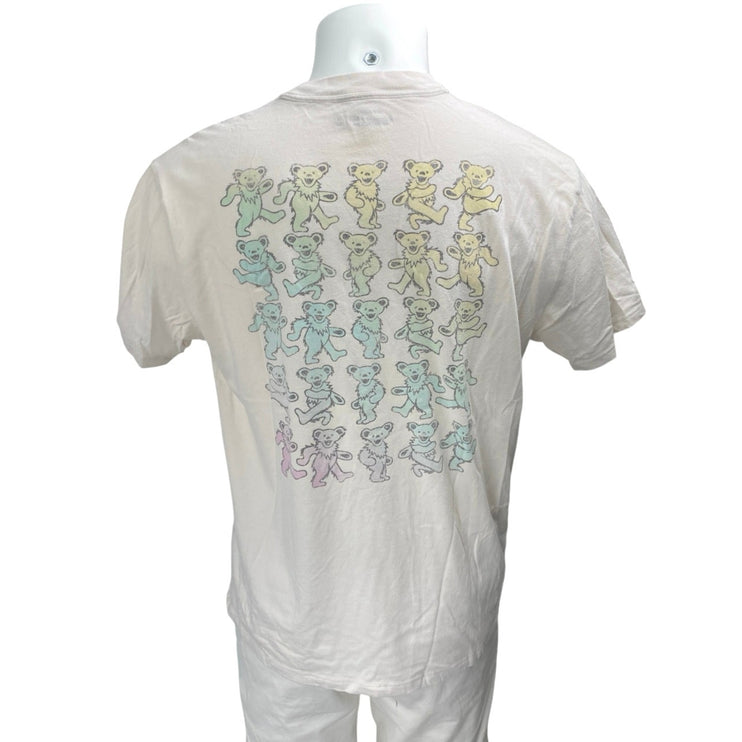 Abercrombie & Fitch Men's Beige Grateful Dead Bears Band T Shirt Tee Top Size M