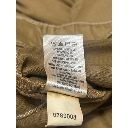 Joie Women's Brown Tan High Waisted Straight Leg Cargo Chino Trousers Pants 10