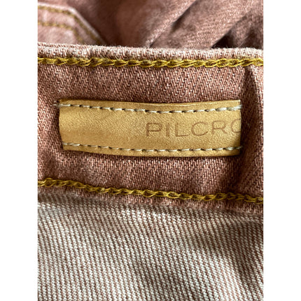 Anthropologie Pilcro Distressed Ripped Frayed Hem Straight Denim Jeans Pants 27