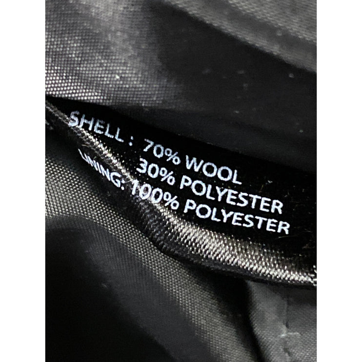 Tahari Men's Black Wool Detachable Hood Hoodie Full Zip Waterproof Jacket Sz XXL