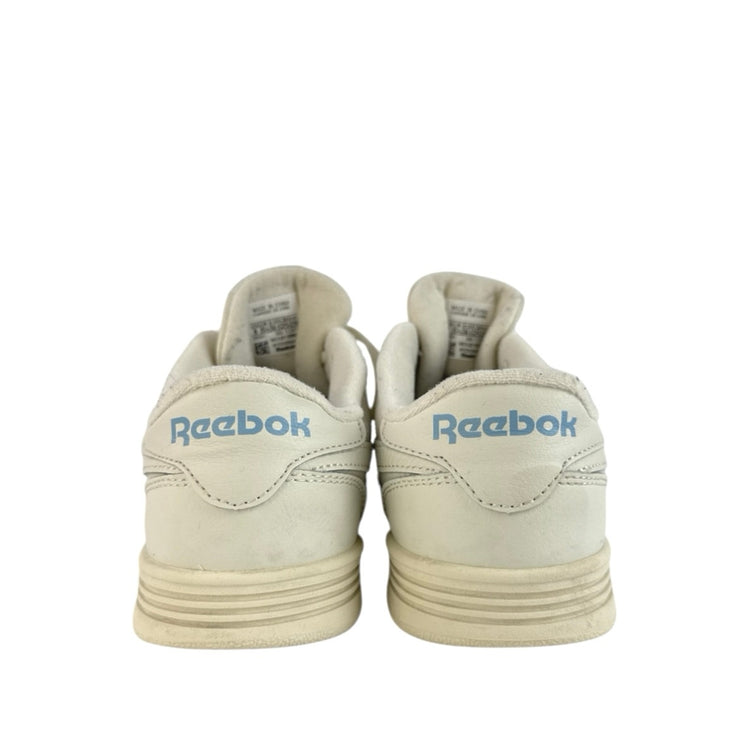 Reebok CLUB MEMT Women's Cream White Leather Lace Up Low Top Sneakers Shoes Sz 8