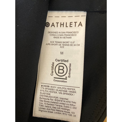 Athleta Ace Sports Athletic Activewear Skater Mini Flare A-Line Skort Skirt Sz M