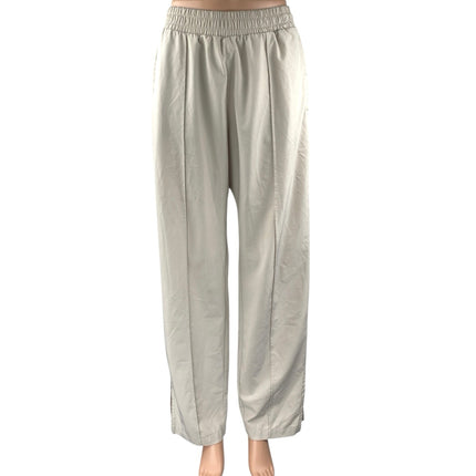 Abercrombie & Fitch Beige Pull On High Waisted Wide Leg Trousers Pants Size S