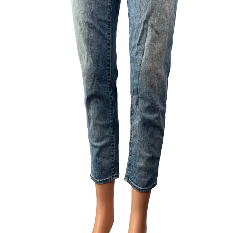 Koral Women's Blue Low Rise Skinny Fit Straight Leg Denim Jeans Pants Size 26