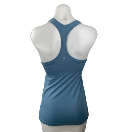 Lululemon Women's Blue Racerback Yoga Running Workout Athletic Tank Top Size 0