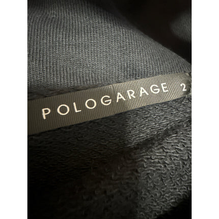 Polo Garage Long Sleeve Crew Neck Crop Yoga Athletic Activewear Sweatshirt Top 2