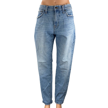 Madewell Women's Blue Baggy Barrel Carrot Balloon Tapered Denim Jeans Pants 32