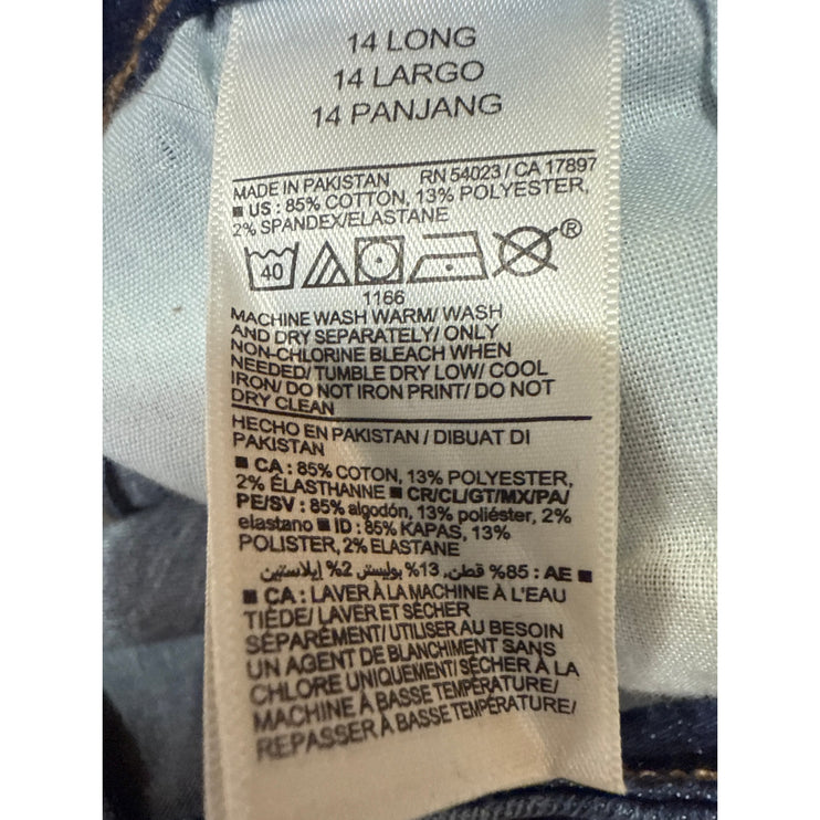 Old Navy Rockstar Super Skinny Mid Rise Women's Blue Casual Denim Jeans Size 14