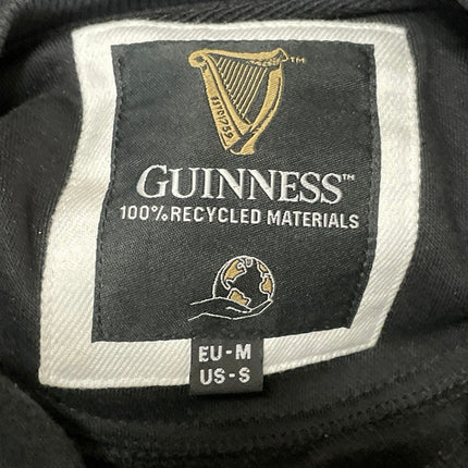 Guinness Womens Black Dublin Crew Neck Graphic Long Sleeve Sweatshirt Top Size S