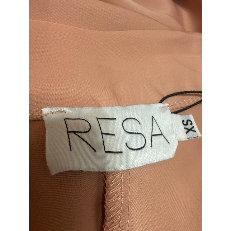Resa Rachel Women's Side Slit Minimalist High Waisted Maxi Flare A-Line Skirt XS