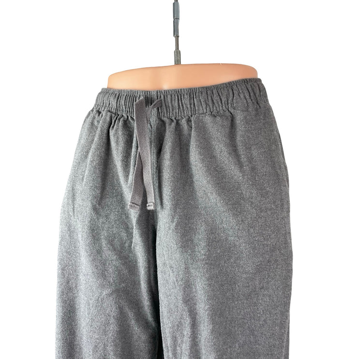 Uniqlo Women's Gray Drawstring Wide Leg High Rise Lounge Trousers Pants Size S