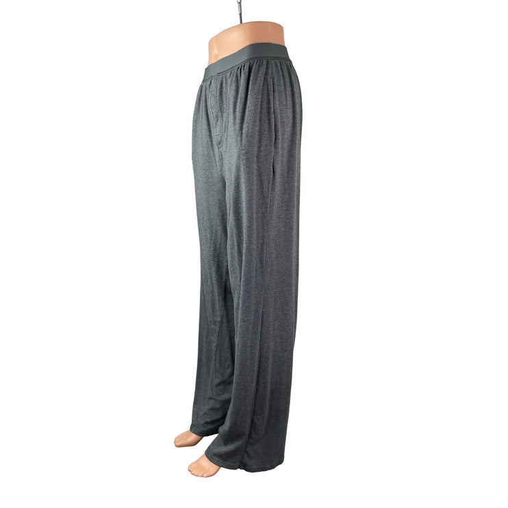 Quince Women's Gray High Rise Pull On Wide Leg Lounge Athletic Trousers Pants M