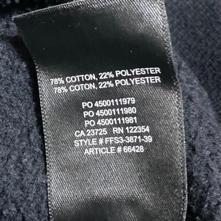 Aritzia TNA Women's Black Fleece Long Sleeve Crew Neck Sweatshirt Top Size 2