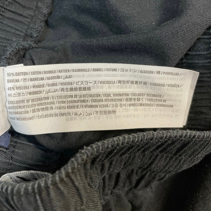 Hollister Women's Black Drawstring Tapered Cropped Jogger Sweat Pants Size S